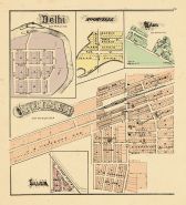 Delhi, Moorville, Milan, Chelsea, Washtenaw County 1874